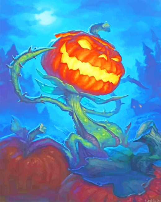 Evil Pumpkin New Painting By Numberss.png