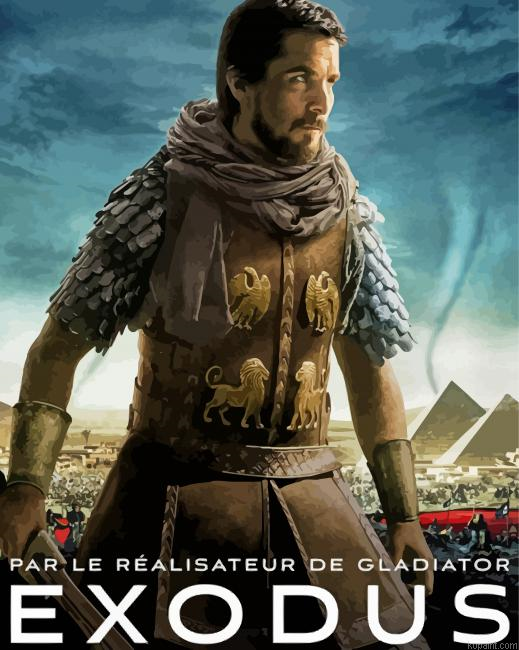 Exodus Gods And Kings Movie Paint By Numbers