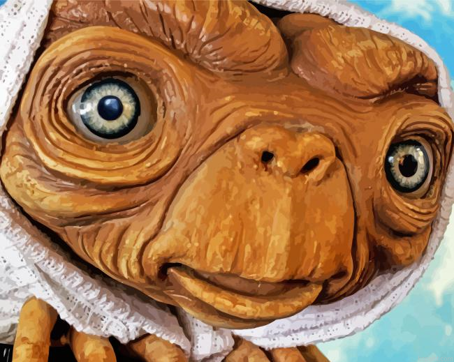 Extra Terrestrial Character Painting By Numberss.png