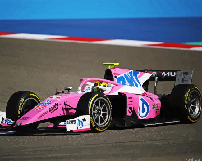 F2 Racing Car Painting By Numberss.png