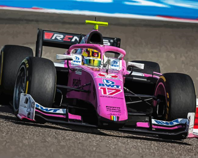 F2 Racing Car Vehicle Painting By Numberss.png