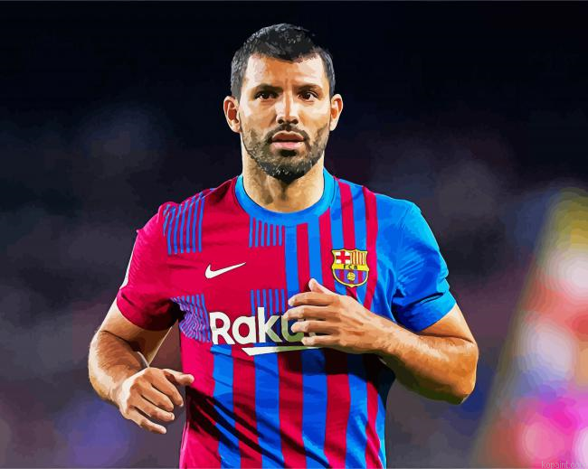 Fcb Sergio Aguero Painting By Numberss.png