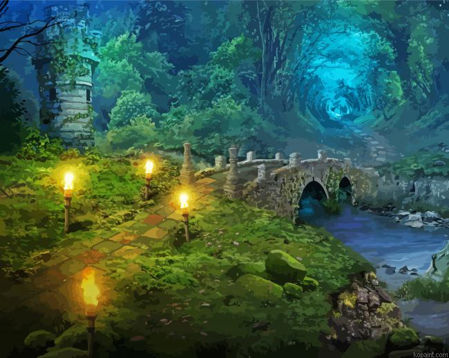 Fairy Forest Painting By Numberss.png