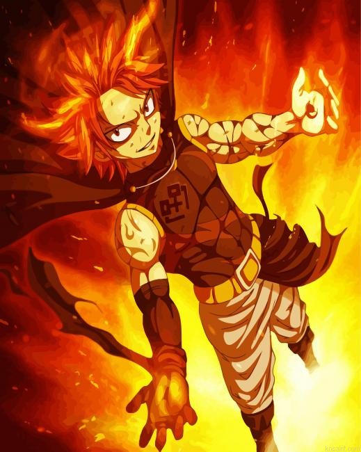Fairy Tail Natsu Dragneel Painting By Numberss.png
