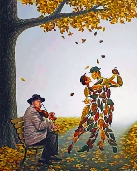 Fallen Leaves Dancing Painting By Numberss.png