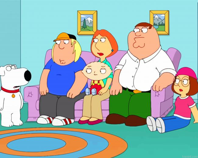 Family Guy Cartoons Painting By Numberss.png