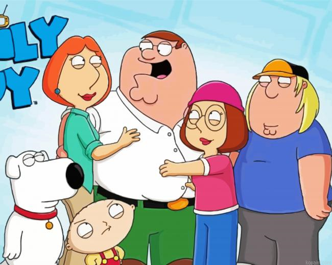 Family Guy Paint By Numbers