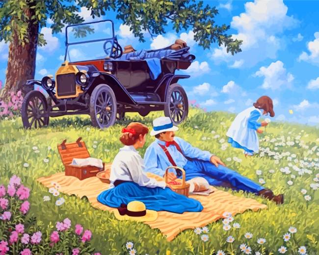Family Picnic Painting By Numberss.png