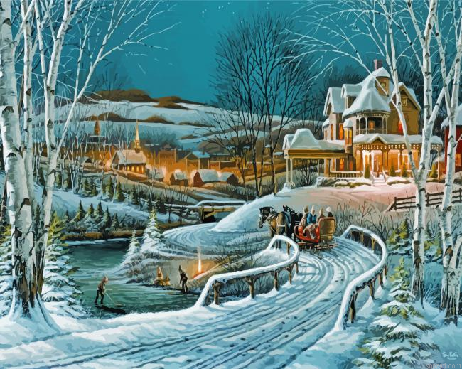 Family Traditions Terry Redlin Painting By Numberss.png