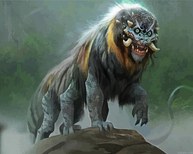 Fantastic Beast Painting By Numberss.png