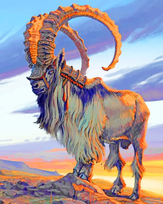 Fantastic Goat Animals Painting By Numberss.png