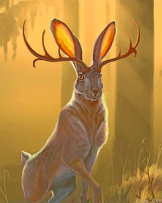 Fantastic Jackalope Painting By Numberss.png