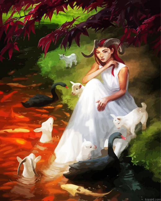 Fantasy Capricorn Zodiac Paint By Numbers.png