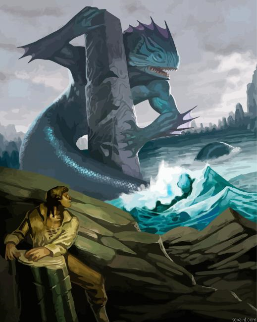 Fantasy Dagon Art Painting By Numberss.png