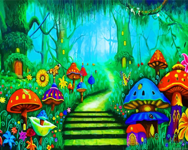 Fantasy Fairyland Painting By Numberss.png
