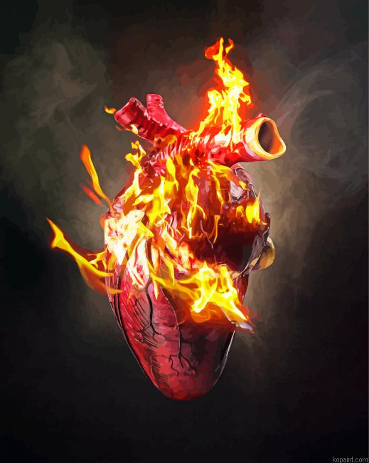 Fantasy Fire Heart Painting By Numberss.png