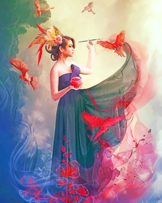 Fantasy Girl Women Painting By Numberss.png