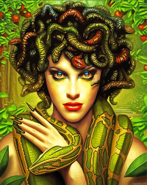 Fantasy Gorgo Medusa Painting By Numberss.png