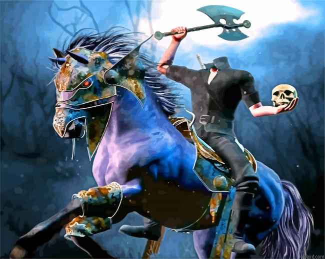 Fantasy Headless Horseman Painting By Numberss.png