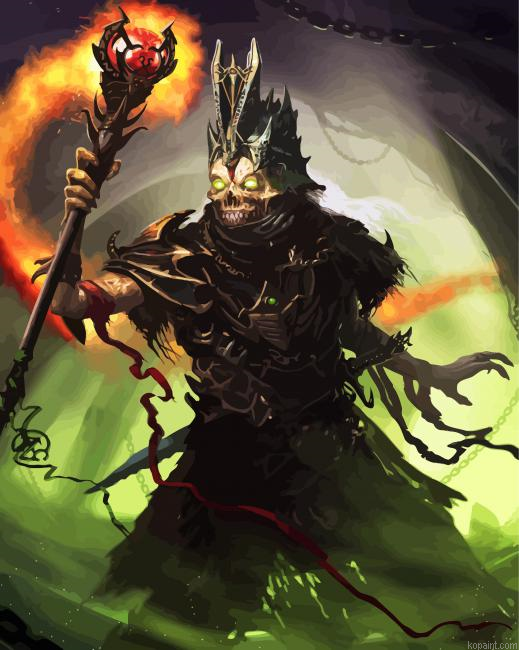 Fantasy Lich Art Painting By Numberss.png