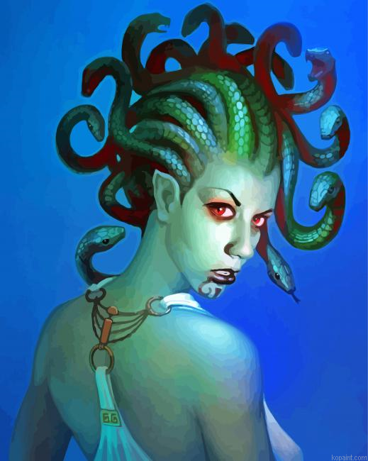 Fantasy Medusa Painting By Numberss.png