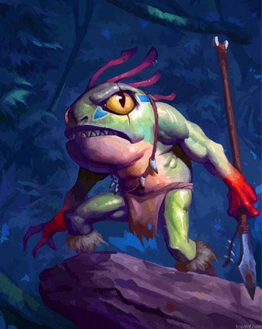 Fantasy Murloc Animation Painting By Numberss.png