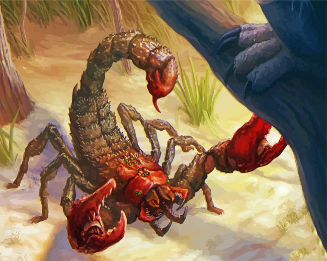 Fantasyy Scorpion Painting By Numberss.png
