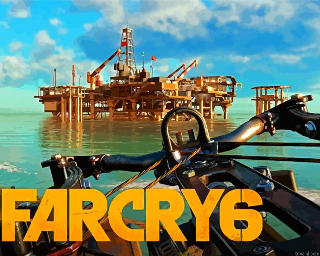 Far Cry 6 Game Poster Painting By Numberss.png