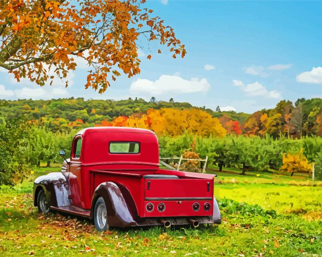 Farm Truck Painting By Numberss.png