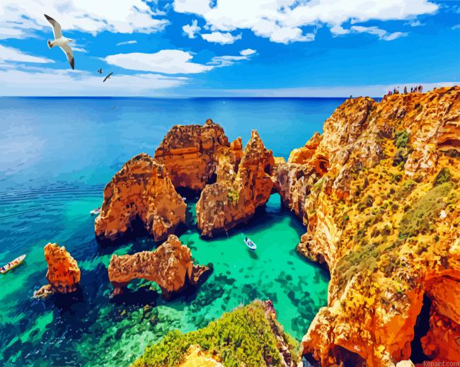 Faro Portugal Seascape Paint By Numbers.png