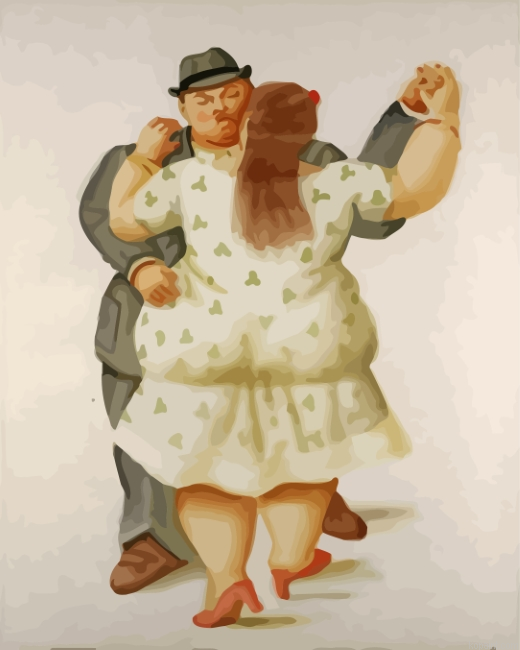 Fat Couple Dancers Painting By Numberss.png