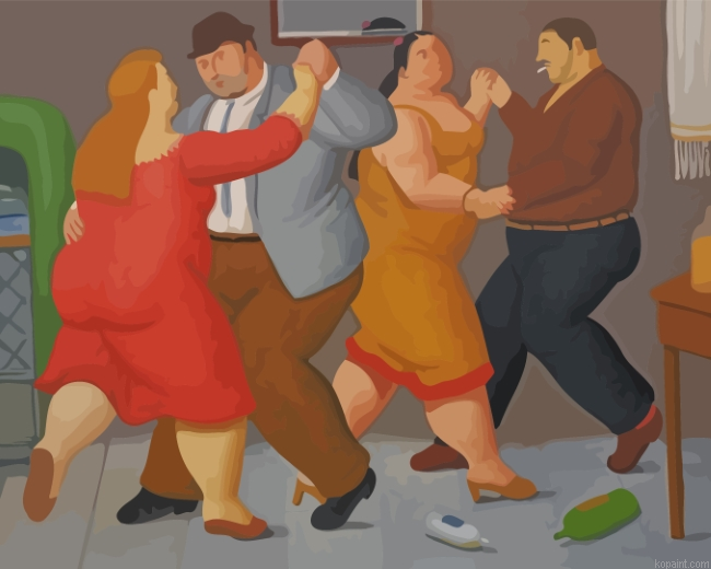 Fat Couples Dancing Painting By Numberss.png