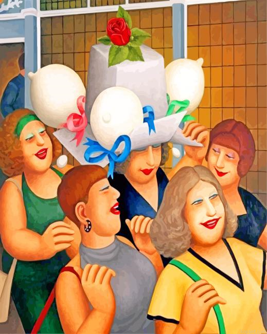 Fat Ladies Party Painting By Numberss.png