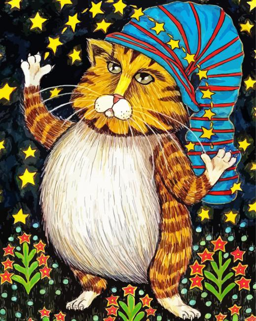 Fat Wizard Cat Painting By Numberss.png
