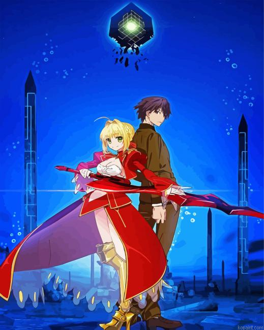 Fate Extra Game Characters Painting By Numberss.png