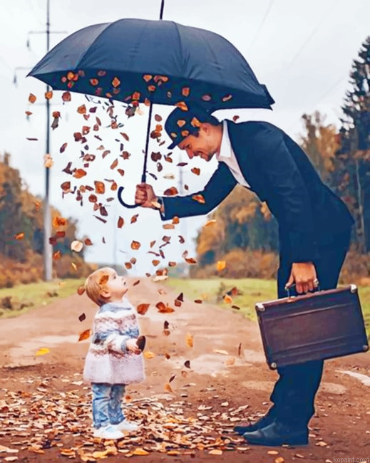 Father And Daughter Family Painting By Numberss.png