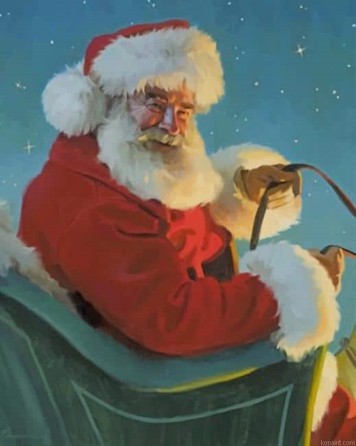 Father Christmas New Painting By Numberss.png