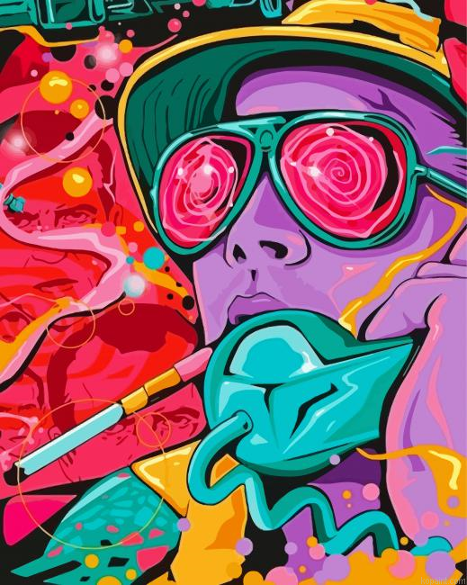 Fear And Loathing In Las Vegas Pop Art Painting By Numberss.png