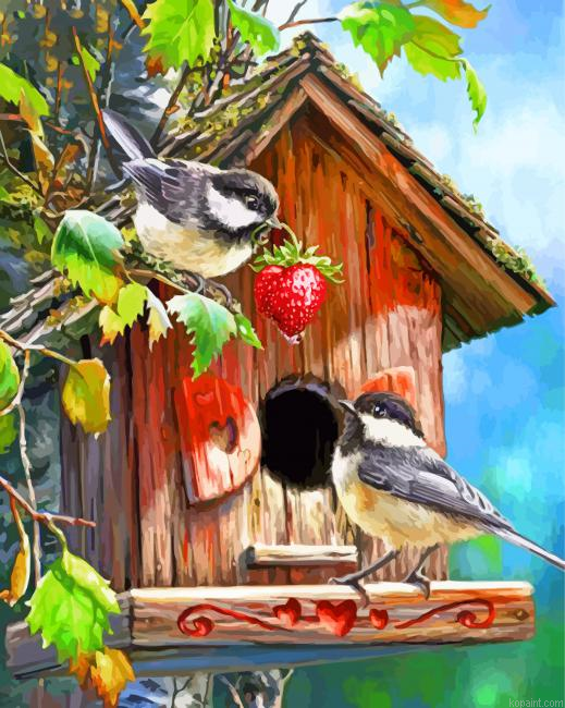 Feeding Bird Painting By Numberss.png
