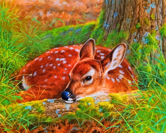 Female Deer Painting By Numberss.png