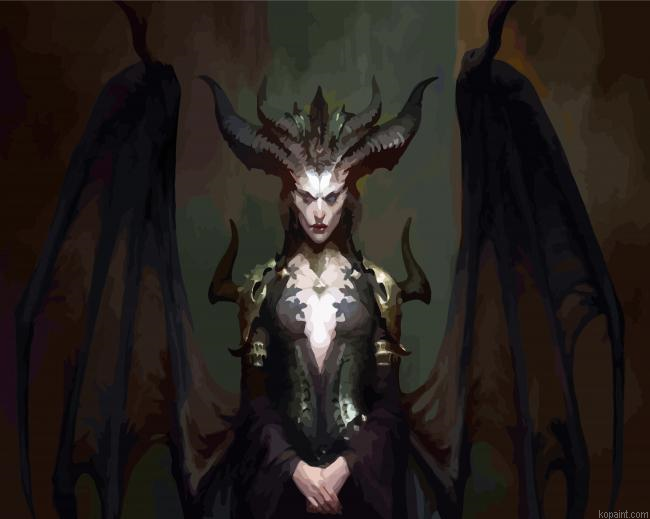Female Devil Lilith Painting By Numberss.png