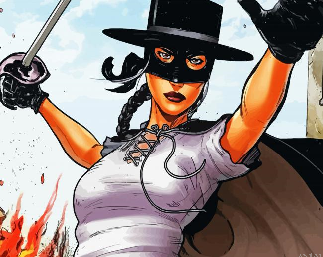 Female Zorro Painting By Numberss.png