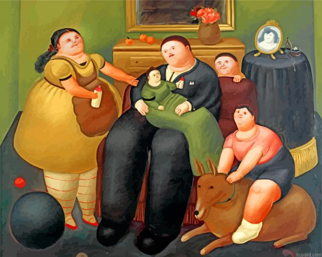 Fernando Botero Family Painting By Numberss.png