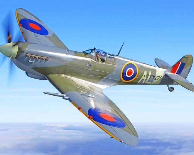 Fighter Spitfire New Painting By Numberss.png