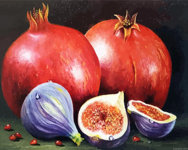 Figs And Pomegranates Paint By Numbers.png