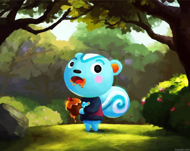 Filbert Squirrel Paint By Numbers.png