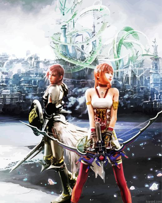 Final Fantasy Xiii Video Game Painting By Numberss.png