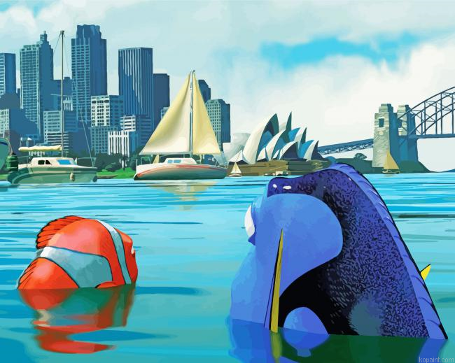 Finding Nemo In Sydney Harbour Painting By Numberss.png