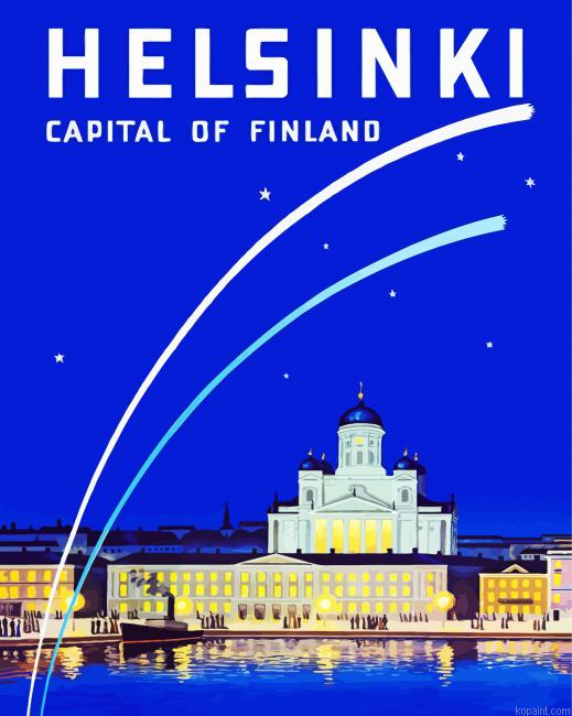Finland Helsenki Capital Painting By Numberss.png
