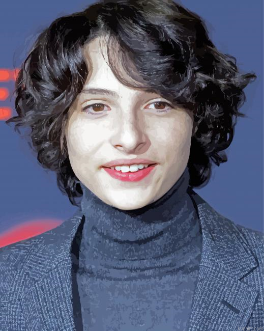 Finn Wolfhard Smiling Painting By Numberss.png
